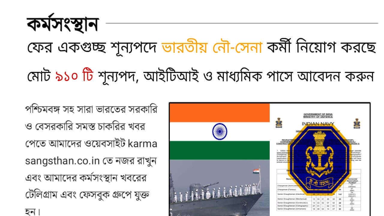 Indian Navy Recruitment 2023 কর্মসংস্থান 1 1