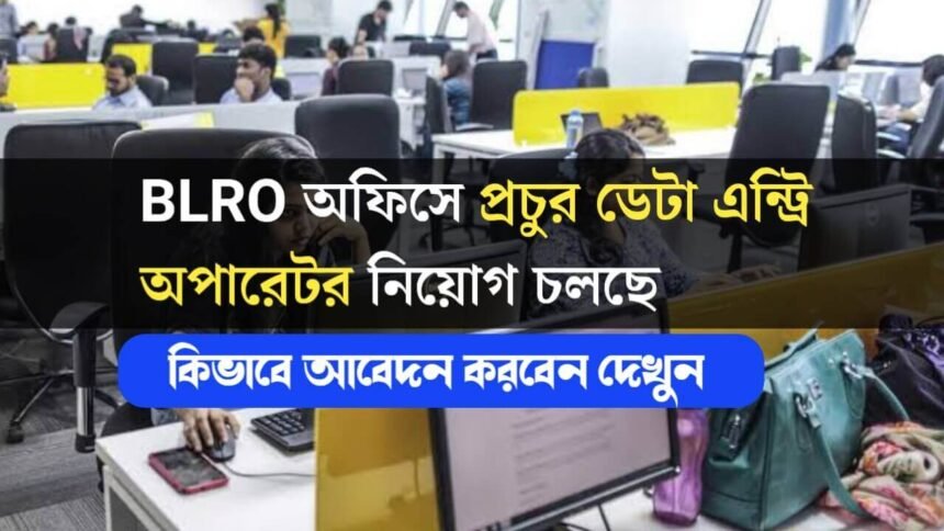 BLRO অফিসে প্রচুর ডেটা এন্ট্রি অপারেটর নিয়োগ চলছে! শীঘ্রই আবেদন করুন