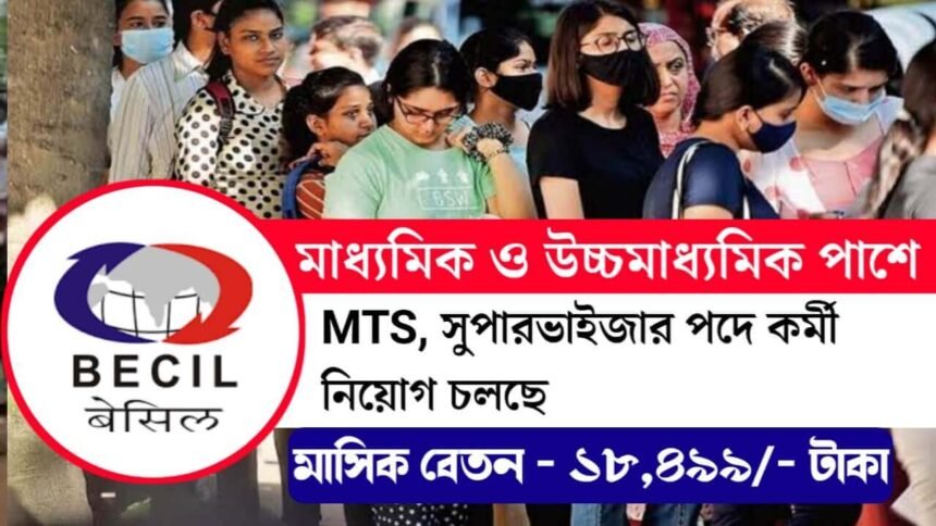 BECIL Recruitment 2024: মাধ্যমিক ও উচ্চমাধ্যমিক পাশে MTS ও সুপারভাইজার পদে কর্মী নিয়োগ চলছে! শীঘ্রই আবেদন করুন