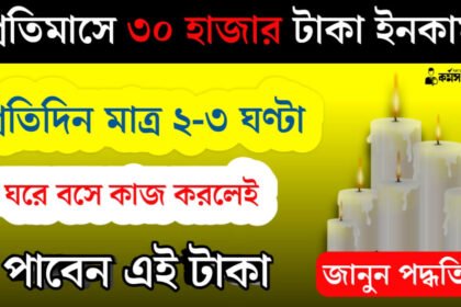 প্রতিমাসে ৩০,০০০ টাকা আয়! বাড়িতে বসেই করুন মোমবাতি প্যাকিংয়ের কাজ