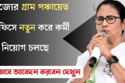 রাজ্যের গ্রাম পঞ্চায়েত অফিসে নতুন করে কর্মী নিয়োগ চলছে! কিভাবে আবেদন করবেন দেখুন